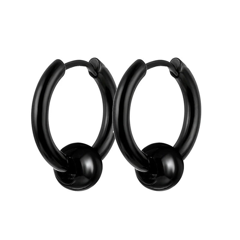 Vintage Punk Stainless Steel Stud Earrings Set for Men Women - Smarsty