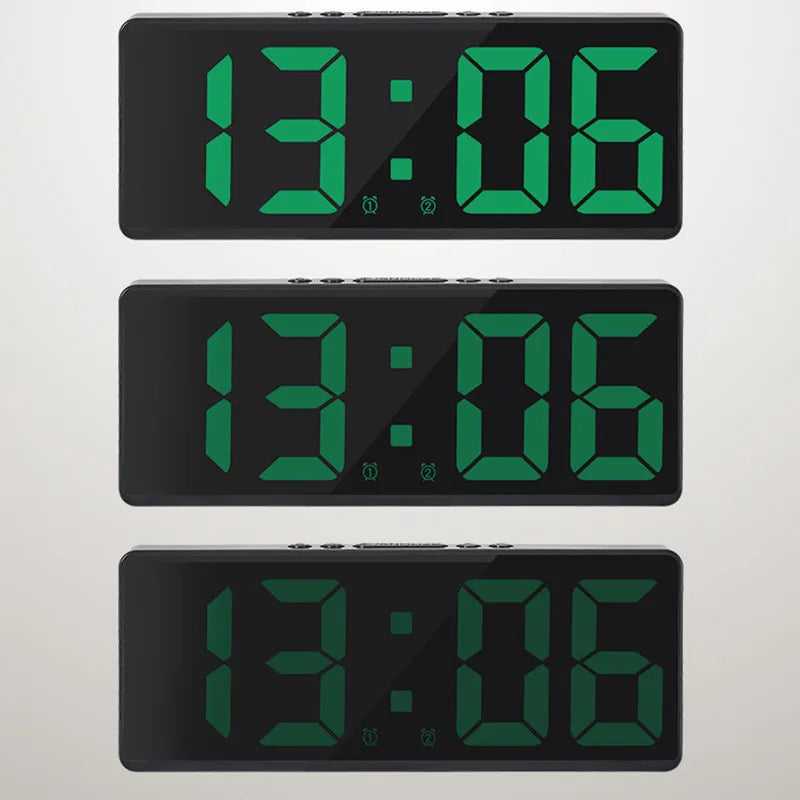 Acrylic Digital Alarm Clock with Voice Control Feature - Smarsty