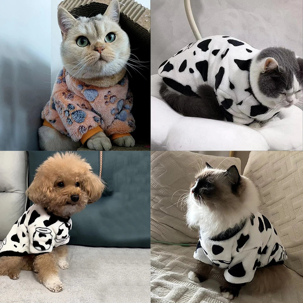 Warm Fleece Sweater for Small Dogs and Cats - Smarsty