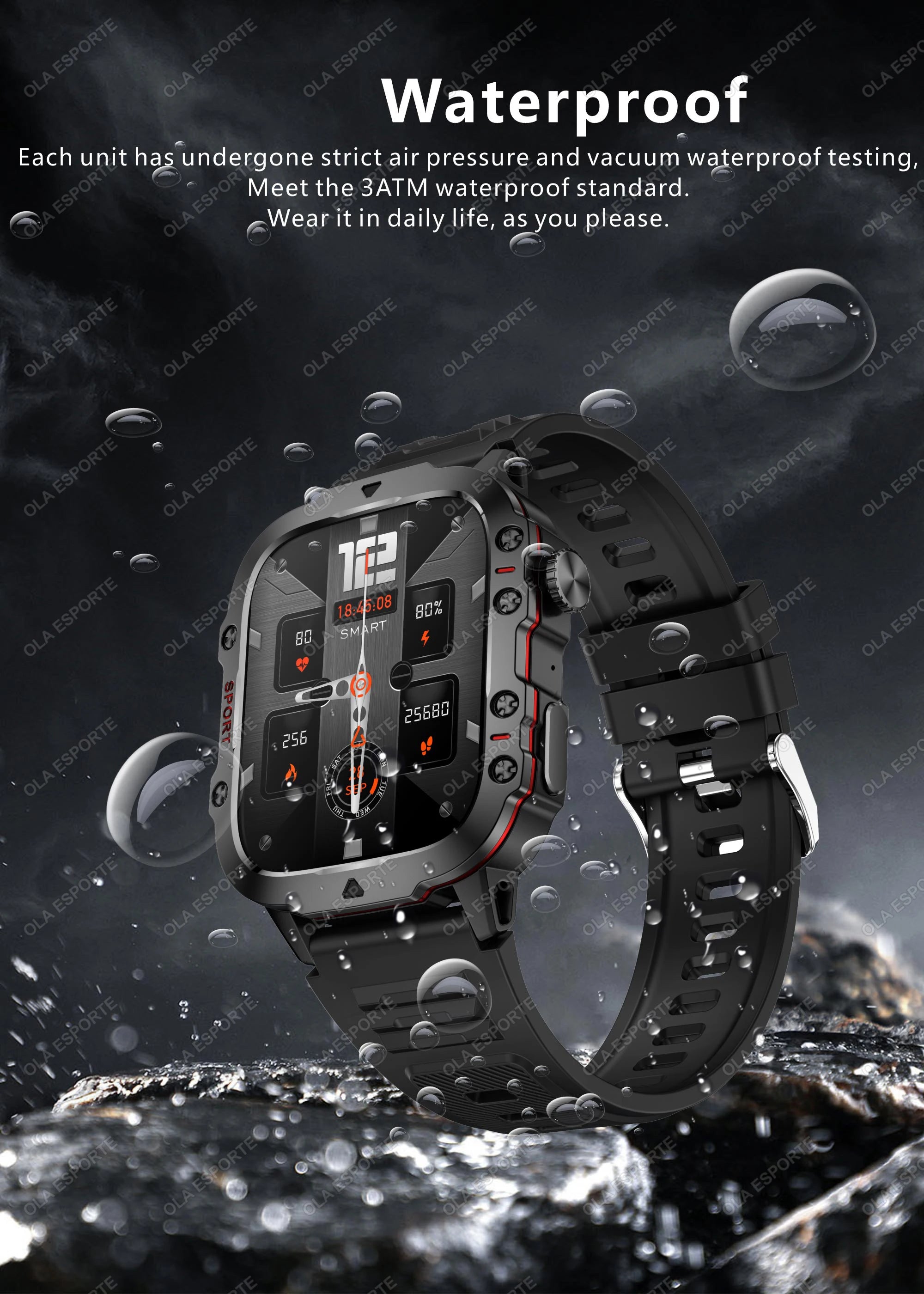 Xiaomi Military Smart Watch for Men with Health Monitor - Smarsty
