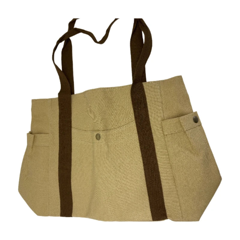 Large Capacity Canvas Tote for Work and College Everyday - Smarsty