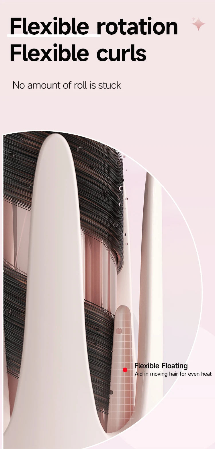 Automatic Hair Curler 32mm Rotating Ceramic Wand - Smarsty