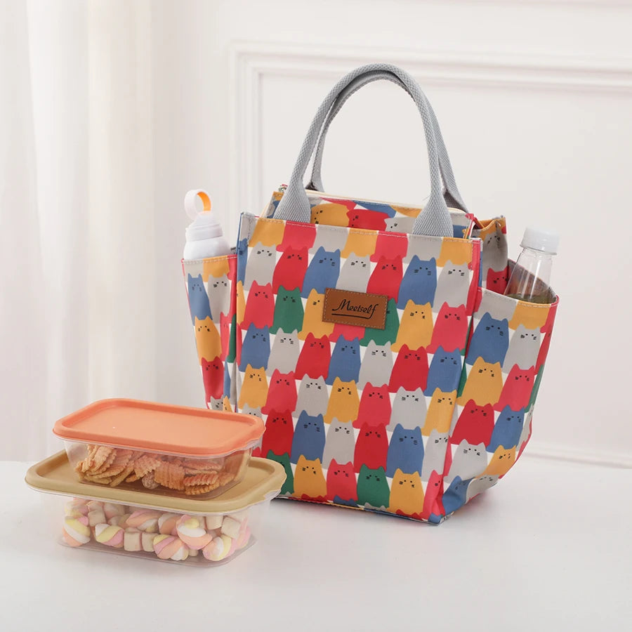 Insulated Thermal Lunch Bag Bento Tote For Office Workers - Smarsty
