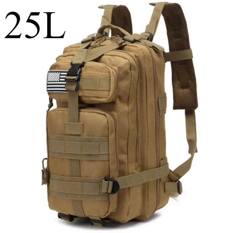 25L/50L Tactical Backpack Molle Bag Outdoor Bags Backpack for Hiking Camping Trekking Hunting Fishing GYM Bags Backpacks - Smarsty