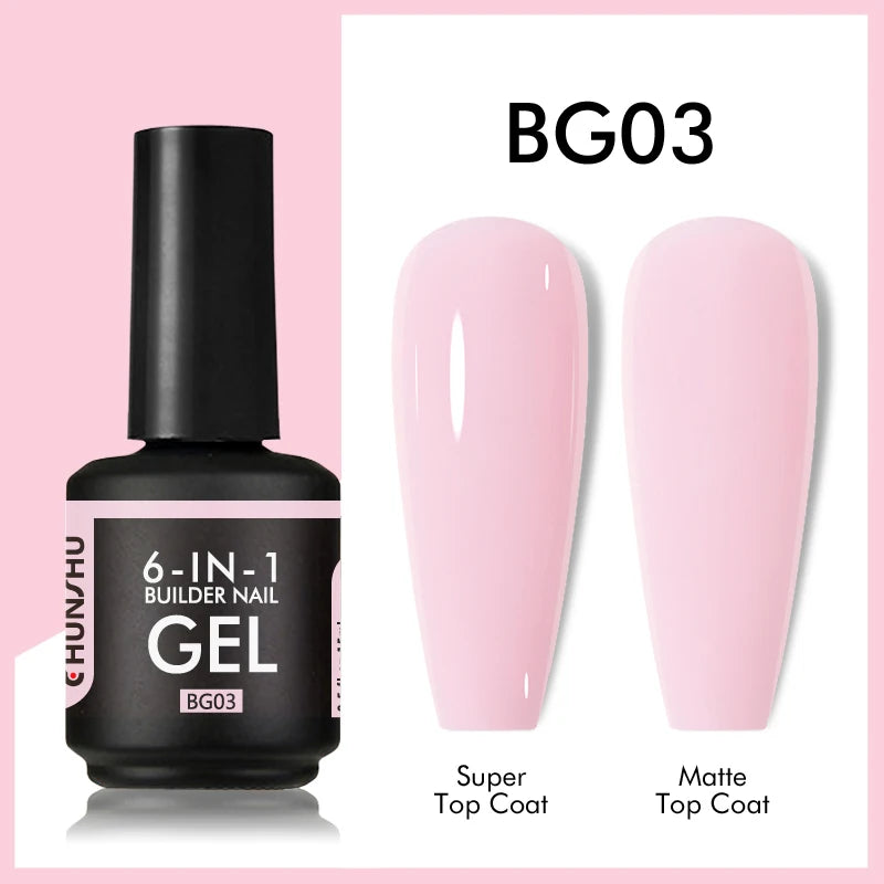 Chunshu 6 In 1 Builder UV Gel Polish 15ML - Smarsty