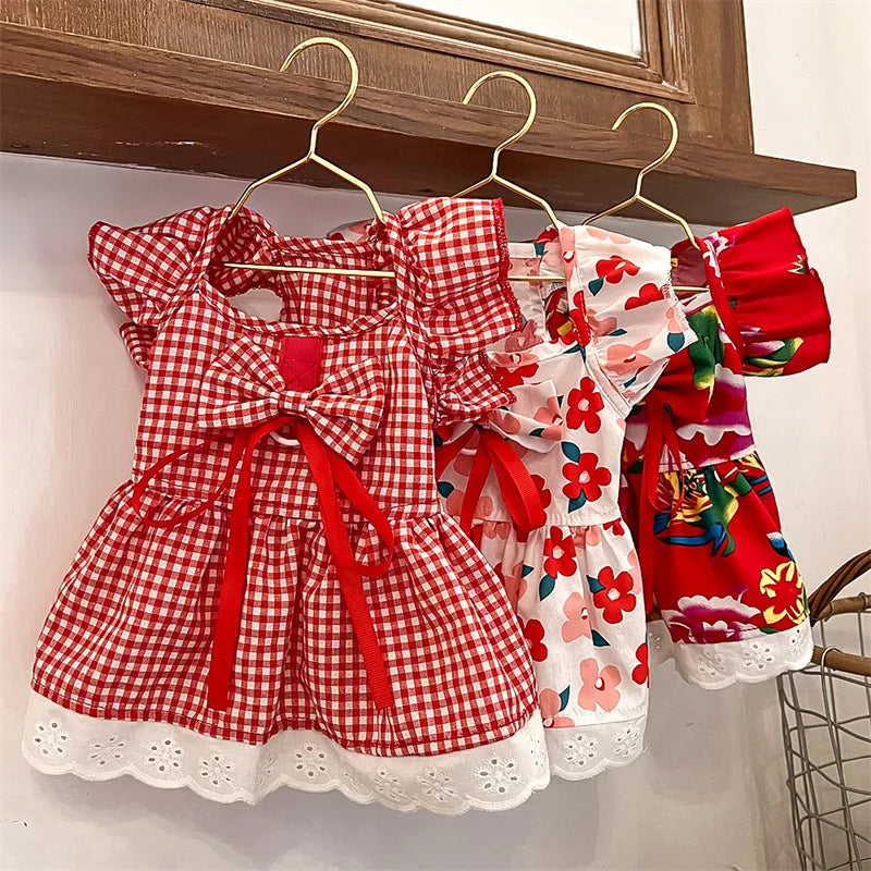 Floral Summer Pet Dress for Dogs and Cats - Smarsty