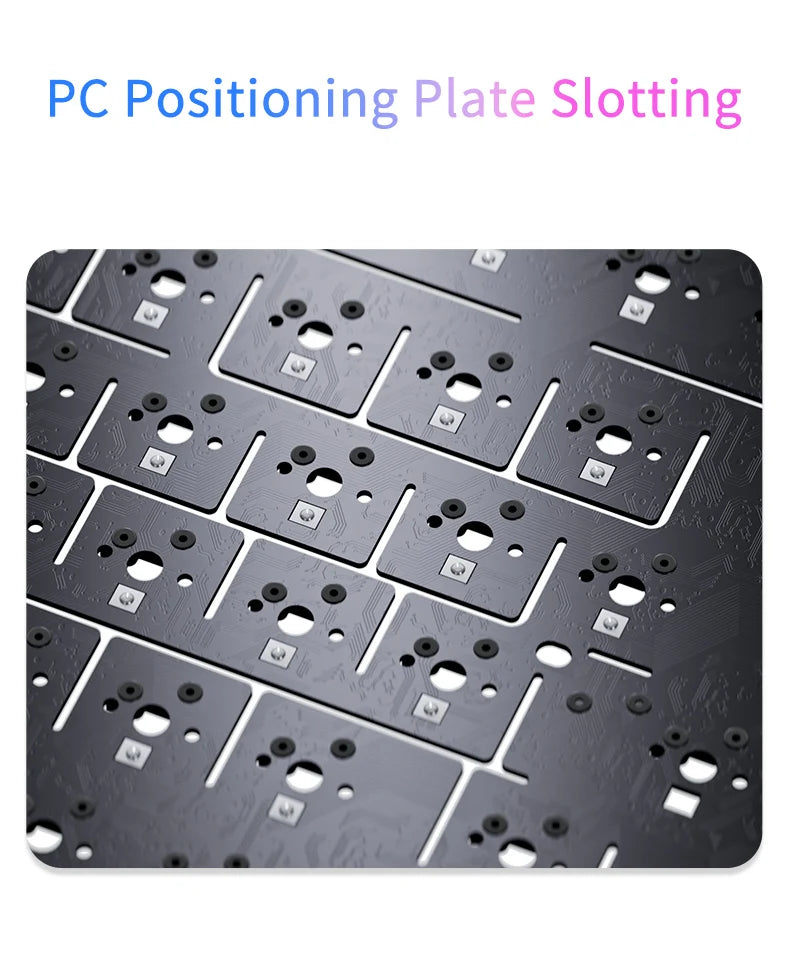 Mechanical Keyboard 82 Keys Wireless Bluetooth 5.1 Knob