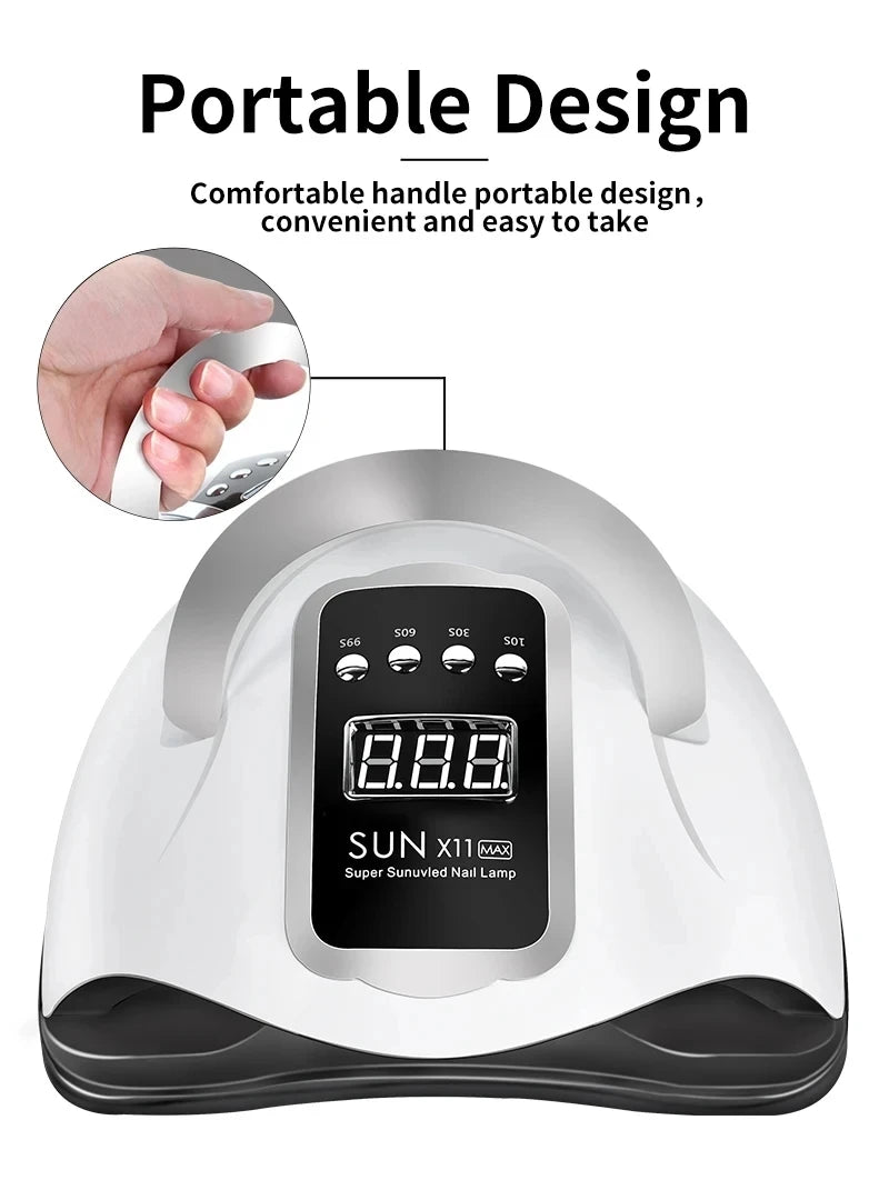 Professional Nail Dryer Lamp with Infrared Sensor - Smarsty