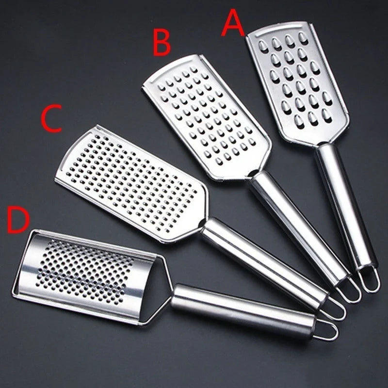 Stainless Steel Handheld Cheese Grater Multi-PurposeKitchen Food Graters for Chocolate Butter Fruit Vegetable Kitchen Items