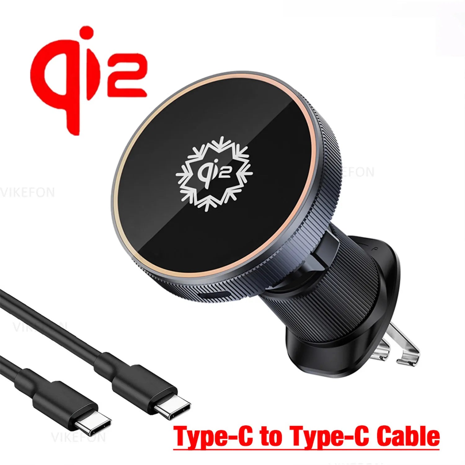 Ice Cooling Magnetic Wireless Car Charger Stand For iPhone - Smarsty