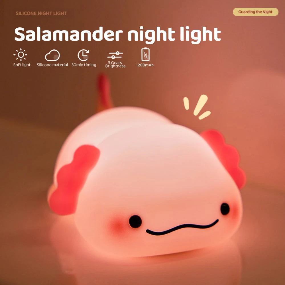 Cute Penguin Night Light Rechargeable Silicone Lamp for Kids - Smarsty