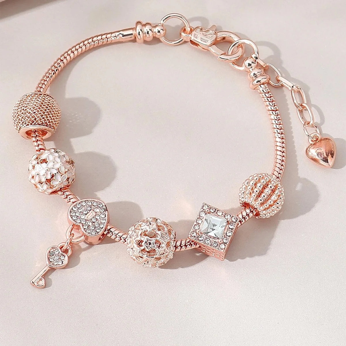 Women's Beaded Love Bracelet for Daily Style - Smarsty
