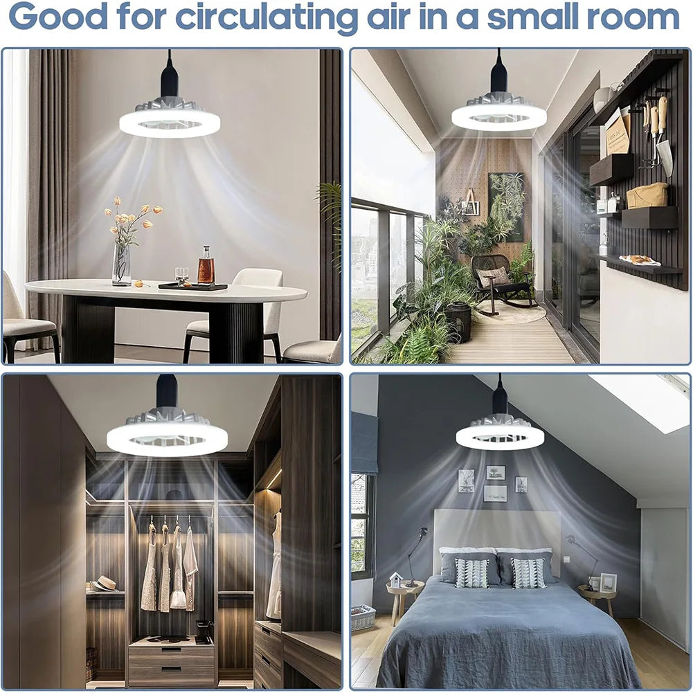 Ceiling Fan with Light Flush Mount Ceiling Fan with Remote Control Modern Ceiling Fan 3 Wind Speed for Living Room Dining Room