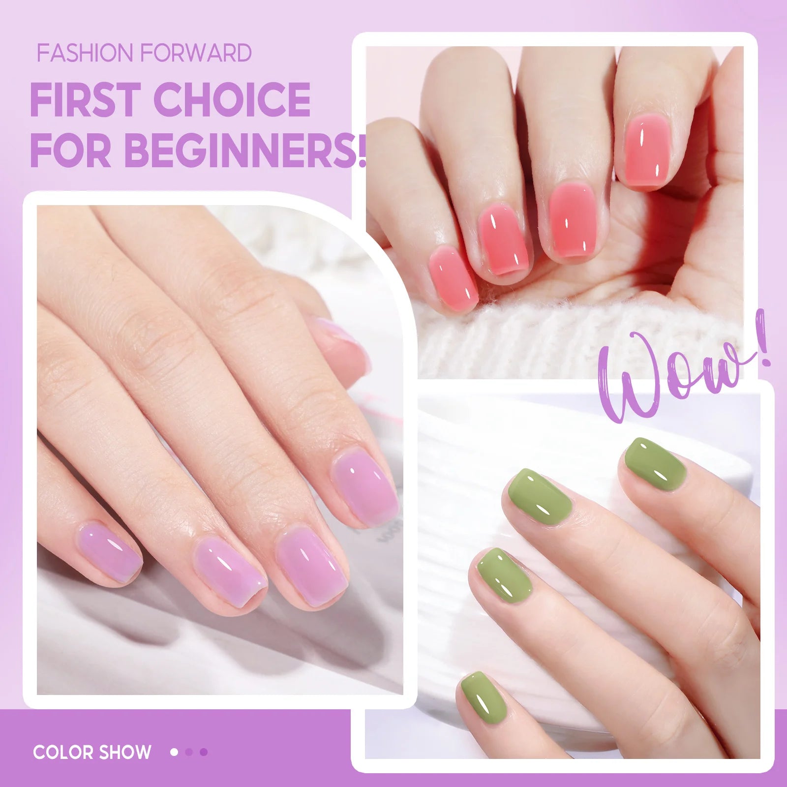 Coscelia Jelly Nail Gel Polish Set for Stunning Nail Art - Smarsty