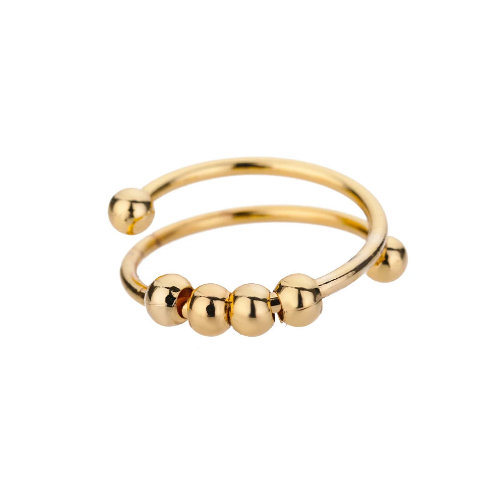 Luxury Gold 316L Stainless Steel Rings for Women - Smarsty