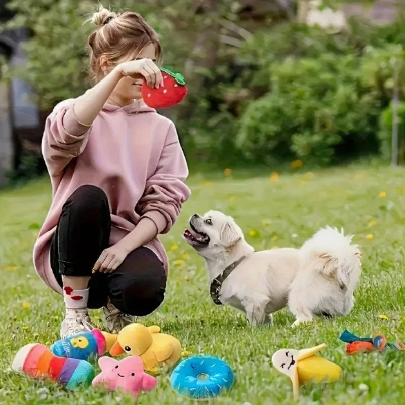 7-Piece Puppy Sound Toy Set for Chewing Fun - Smarsty