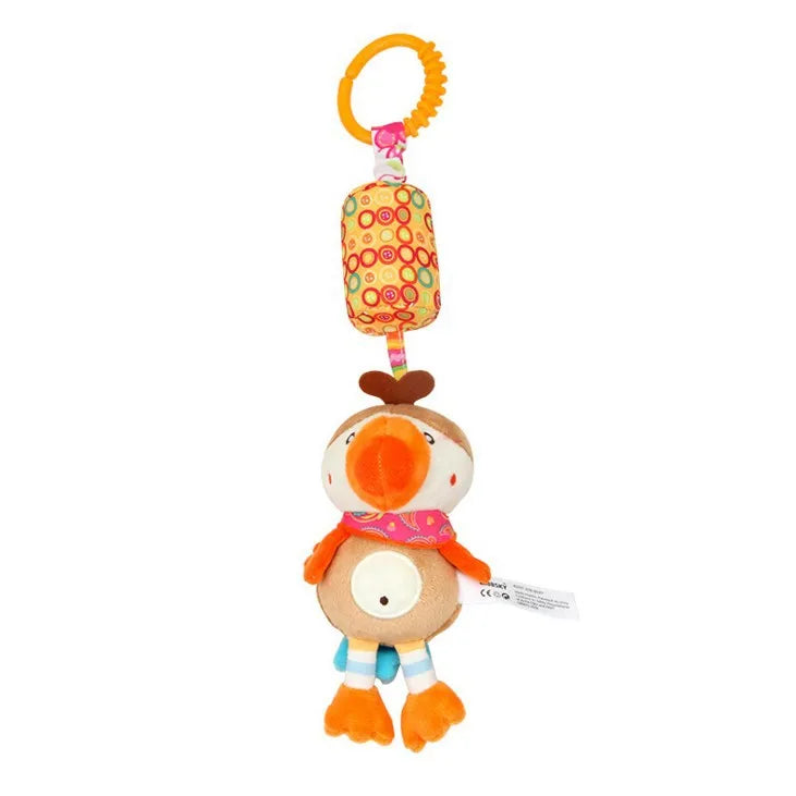 Newborn Baby Plush Stroller Toys Baby Rattles Mobiles Cartoon Animal Hanging Bell Educational Baby Toys 0-12 Months Speelgoed by Smarsty