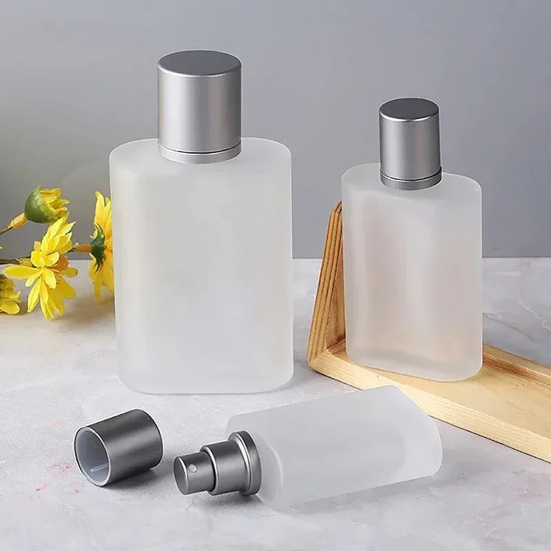 Frosted Glass Spray Bottles Refillable Perfume Atomizer - Smarsty