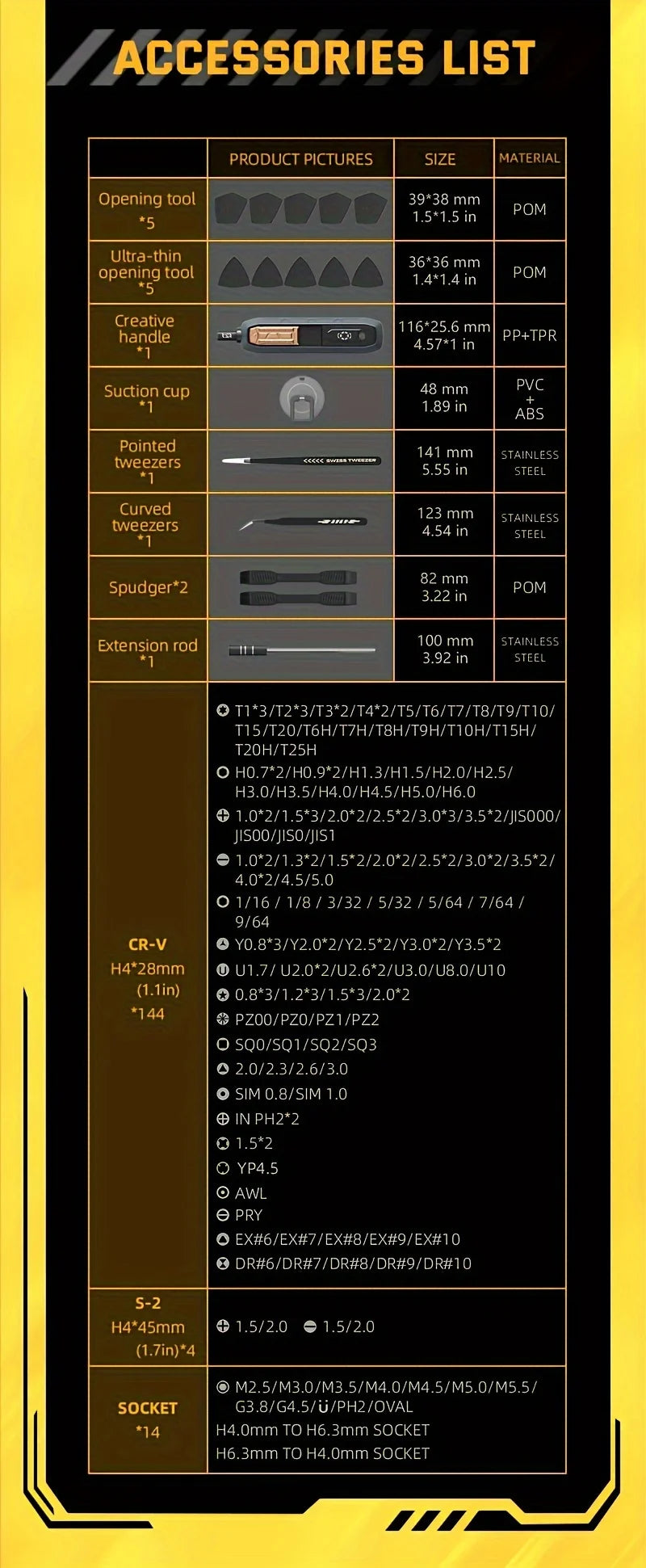 180 in 1 Precision Manual Multifunctional Screwdriver Set Magnetic Phillips Bits Mobile iPhone & PC & Glasses Repair Tool Gift
