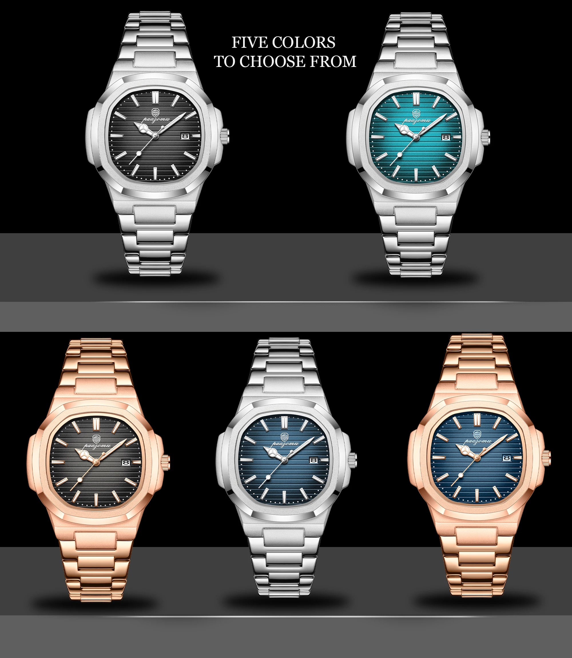 Luxury Waterproof Diver Watch for Men 30ATM - Smarsty