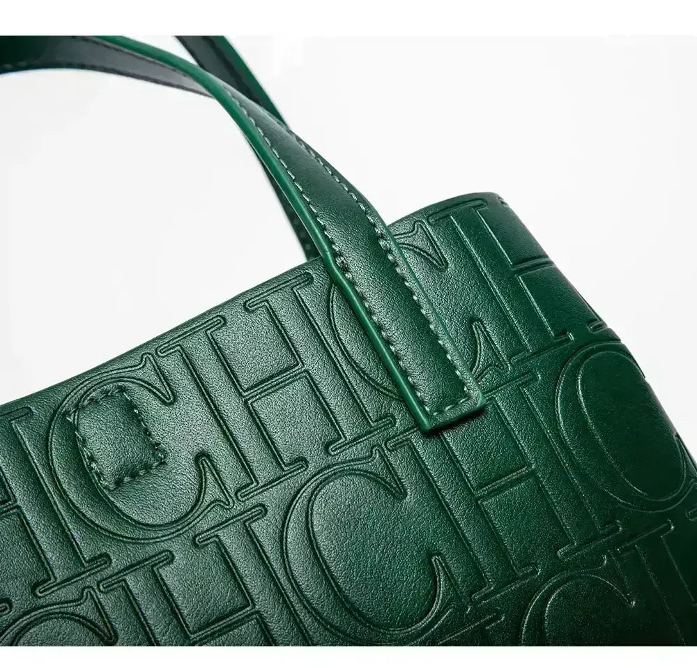 Large Capacity Handbag With Lock Design Luxury Crossbody - Smarsty