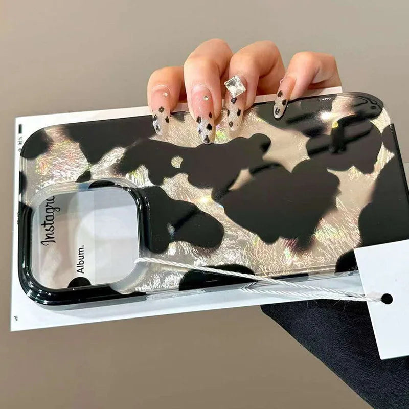 Leopard Print Gradient Ink iPhone Case Back Shockproof - Smarsty