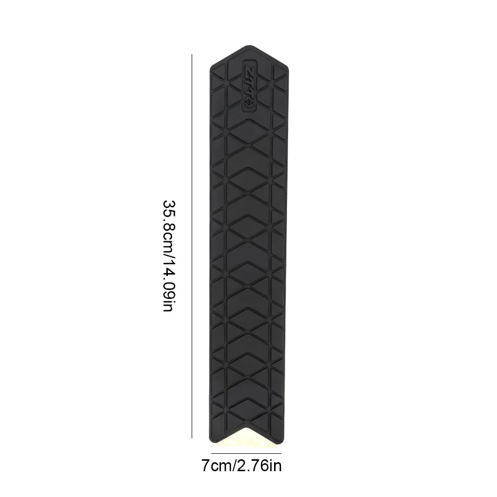 Silicone Bike Down Tube Anti-Scratch Sticker Bike Frame Guard Bike Down Tube Frame Protector for Mountain Bike MTB Road Bike