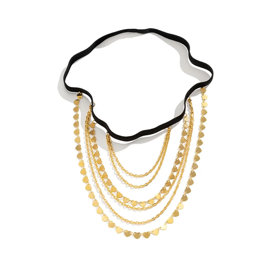 Boho Chic Elastic Band Leg Chain Body Jewelry - Smarsty
