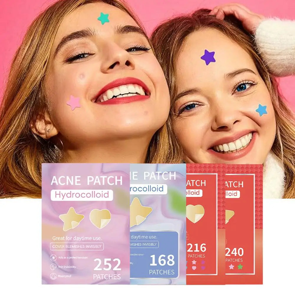 Colorful Star Acne Patches for Spot Treatment - Smarsty