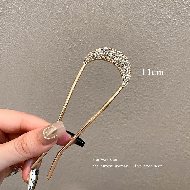 Korean Pearl Hairpins for Elegant Bun Styling - Smarsty