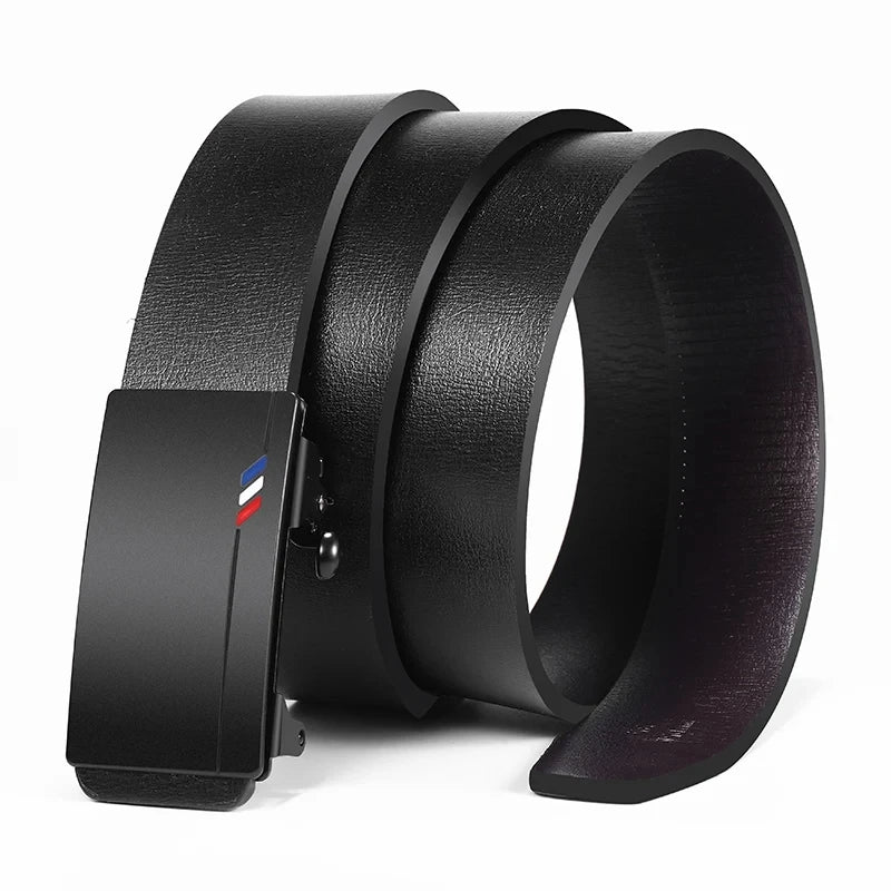 Luxury Genuine Leather Belt for Men with Automatic Buckle - Smarsty