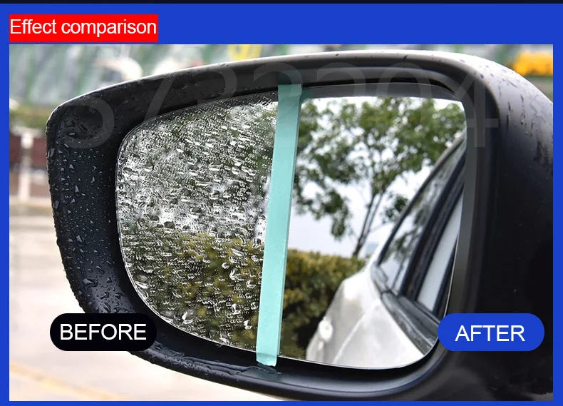 Car Glass Anti-rain Water Spray Repellent Nano Coating Hydrophobic Waterproof Agent Oil Film Removing Auto Glass Film Agent