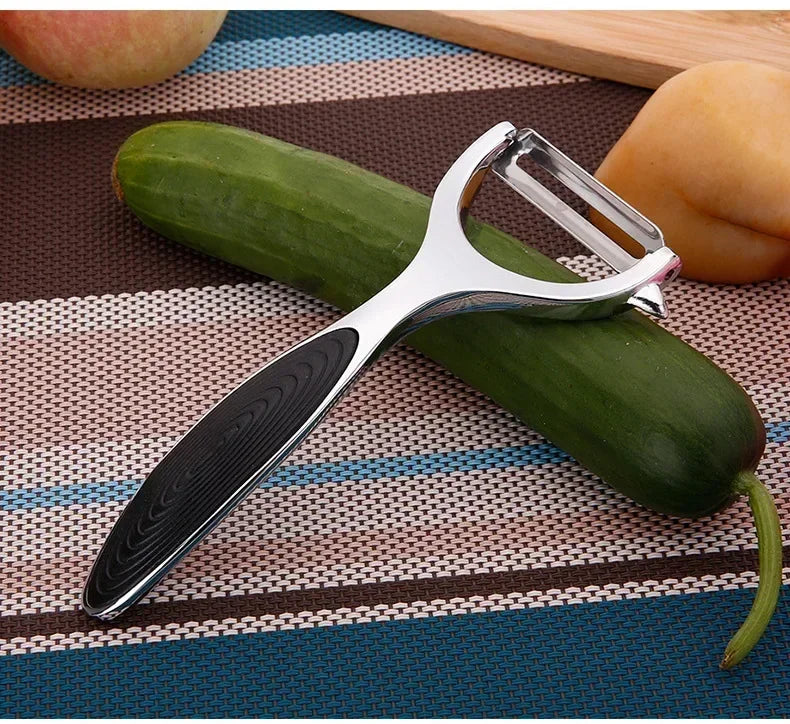 304 Stainless Steel Y-Shaped Potato Apple Peeler Rotatable Fruits Peeler Peeling Tool Kitchen Gadgets Fruit Vegetable Tools by Smarsty