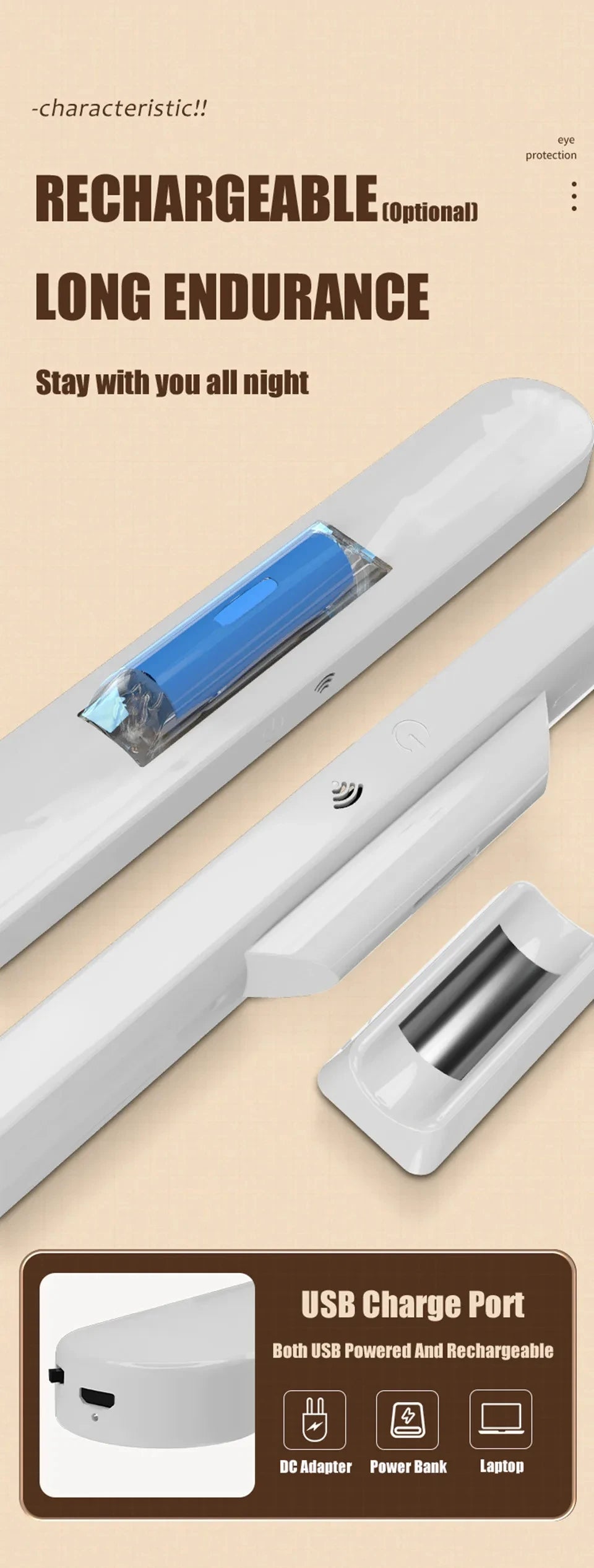 LED Desk Lamp with Three-Speed Dimming for Students - Smarsty