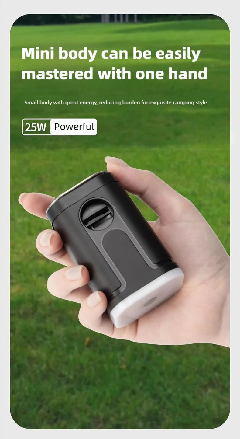 Cordless Electric Air Pump With Lights For Camping - Smarsty