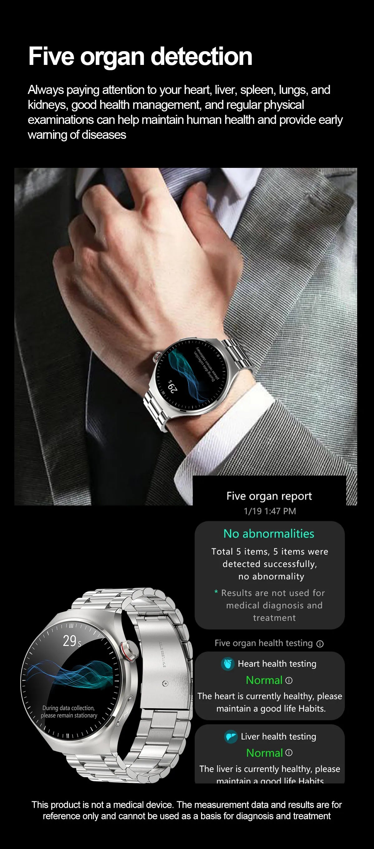 2025 Smart Health Watch with Blood Oxygen and ECG - Smarsty