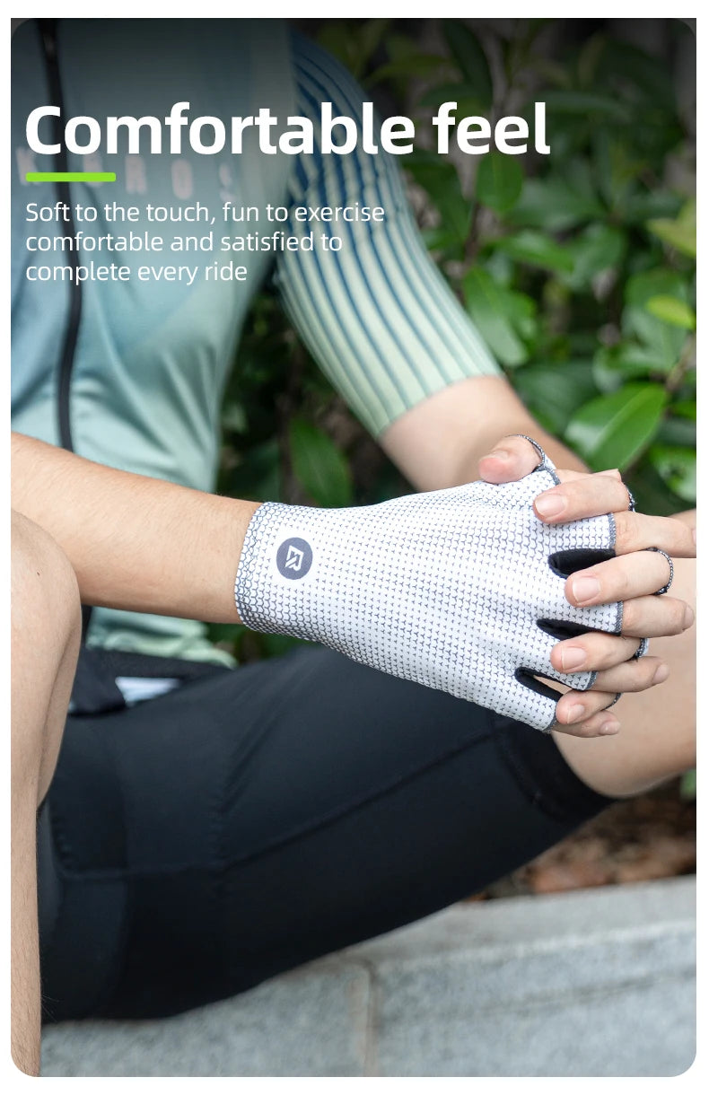 RockBros Breathable Cycling Gloves Half Finger Anti Slip - Smarsty