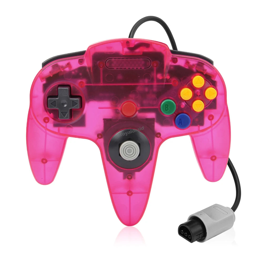 N64 Classic Wired Gamepad Controller With 8 Color Options - Smarsty