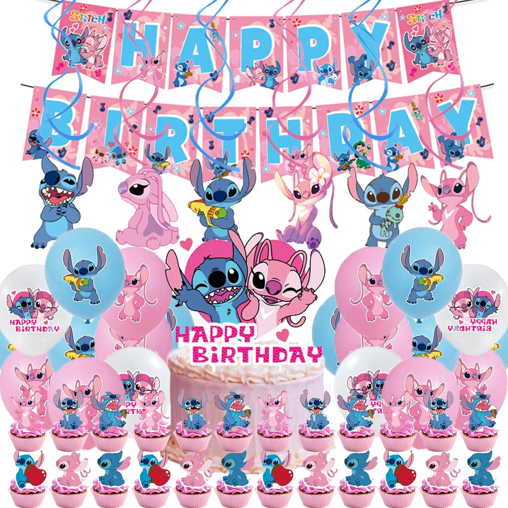 Disney Lilo and Stitch Birthday Party Decoration Set - Smarsty
