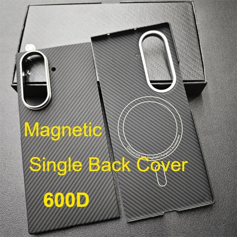 Aramid Magnetic Case For Z Fold 7 Carbon Fiber MagSafe - Smarsty