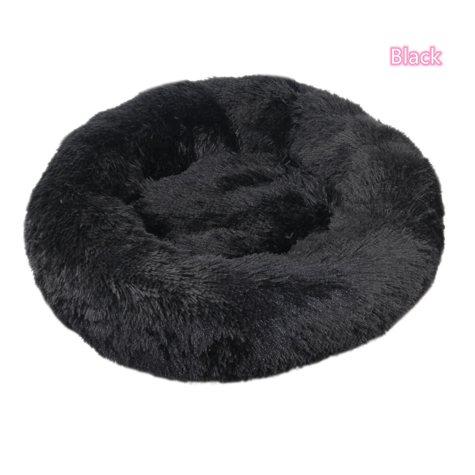 Super Soft Cat Bed Plush Donut Design for Comfort - Smarsty