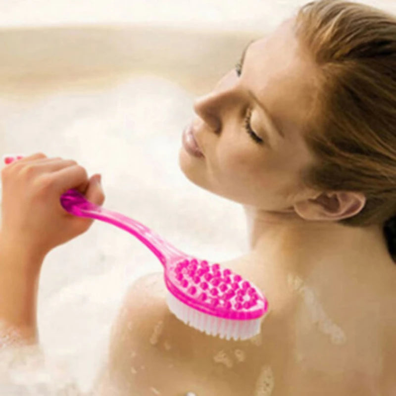 Long Handle Soft Bath Brush for Effective Back Scrubbing - Smarsty