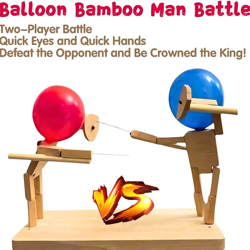 Double Battle Poke Balloon Toy Head Parent-child Interactive Toy Handmade - Smarsty