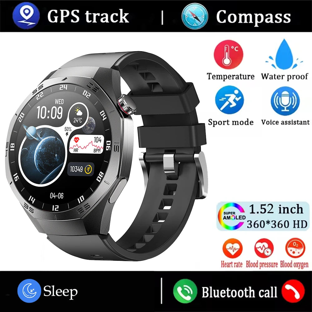 Huawei GT5 Pro Smart Watch with AMOLED Display and GPS - Smarsty