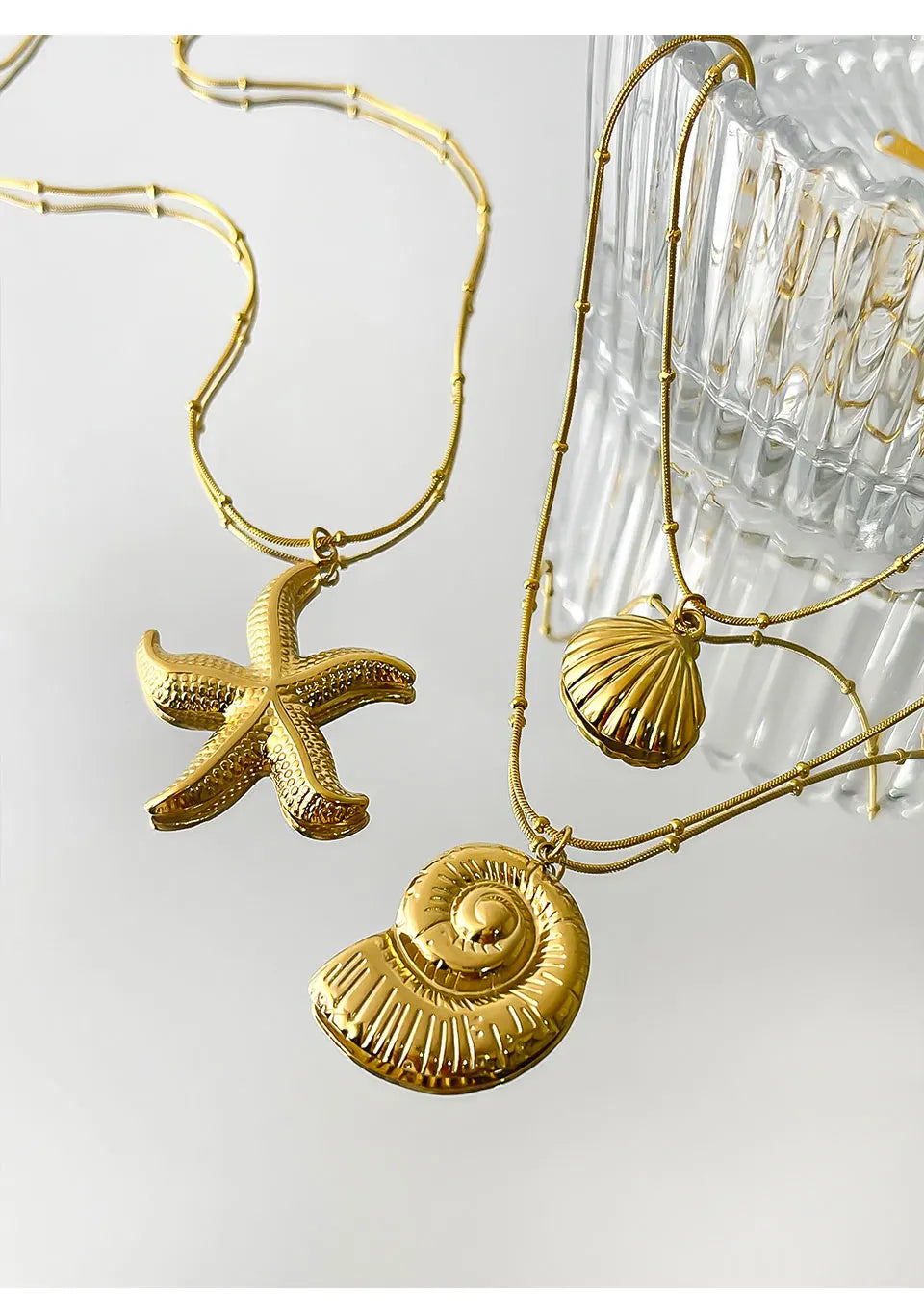 Minimalist Starfish Pendant Necklace for Beach Parties - Smarsty