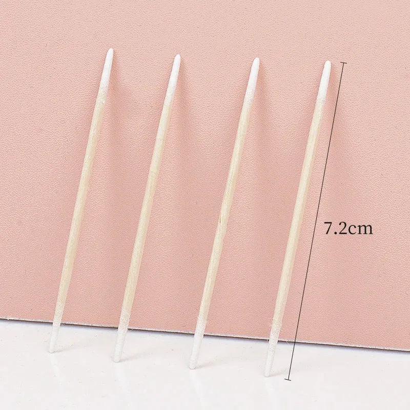 Disposable Wood Cotton Swabs for Eyelash Extensions - Smarsty