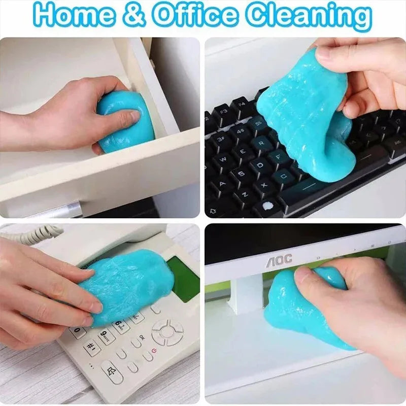 Car Cleaning Gel Slime Magic Mud Auto Interior Computer Keyboard Dirt Clean Dust Remover Gel Car Wash Interior Cleaning Tools - Smarsty