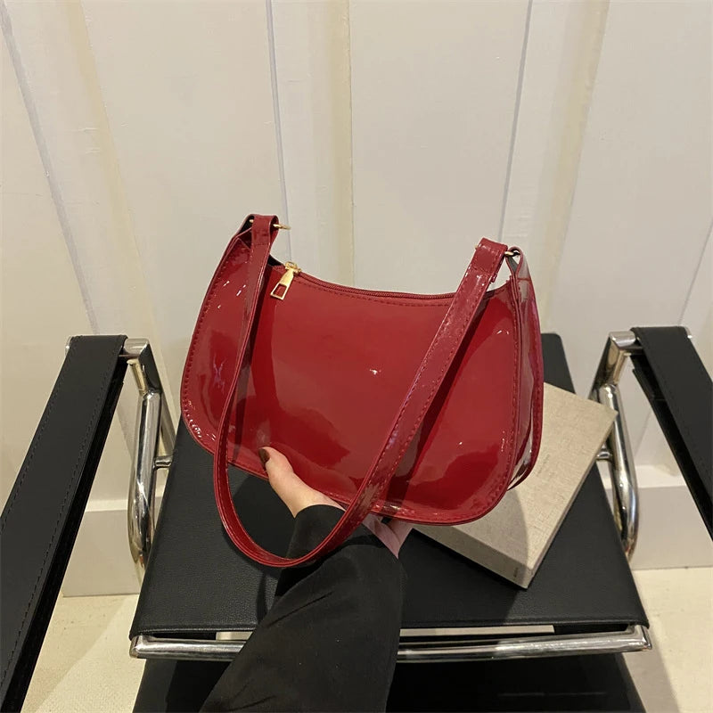 Retro PU Leather Shoulder Bag For Women Everyday Use - Smarsty
