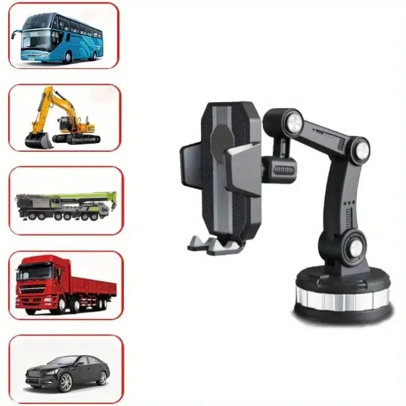 Universal Car Phone Holder Mount With Strong Suction Cup - Smarsty