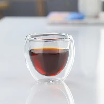 Double Wall Insulated Glass Mugs for Coffee and Tea - Smarsty
